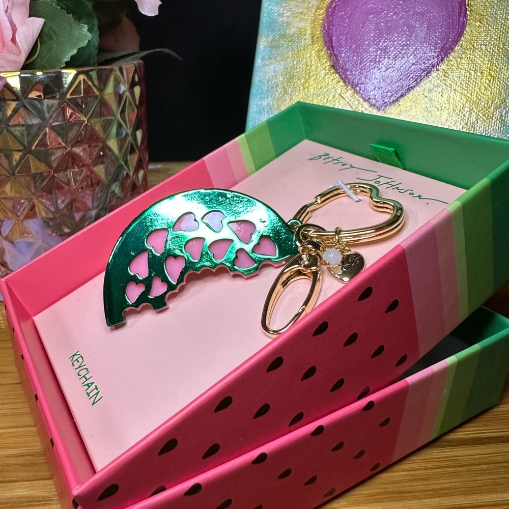 Betsey Johnson Watermelon Bag Keychain 🍉 - Picture 4 of 8